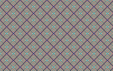 polygon orange and purple soft color seamless pattern PNG