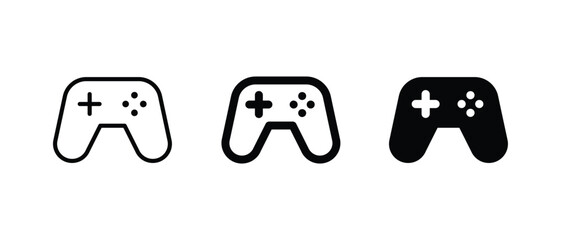 Joystick icon, Gamepad icon vector illustration. outline icon for web, ui, and mobile apps © AGUS