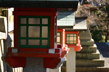 吉備津神社の灯籠