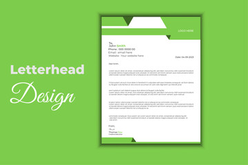 Creative marketing business letterhead design. corporate business letterhead design.