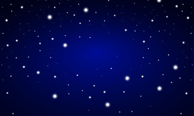 Fototapeta na wymiar Vector starry night sky background design