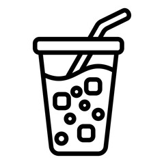 Sparkling Water Icon Element For Design