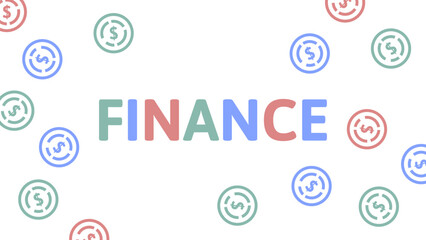 Finance and coins background