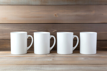 Fototapeta na wymiar Coffee Mug Mock Up , White Coffee Mug Mock-ups,Coffee Cup Mockup