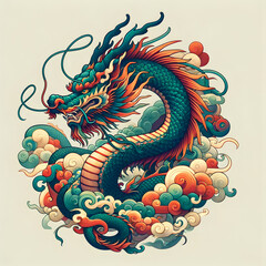 chinese dragon illustration