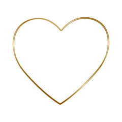Vector golden hearts decoration for the holiday