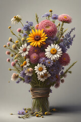 Bouquet of wild flowers.