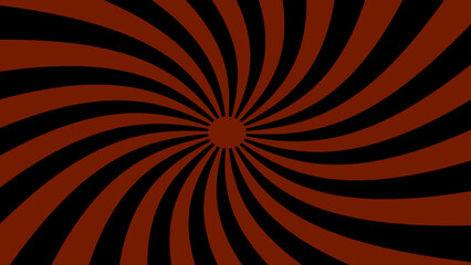 Retro 60s and 70s groovy carnival background. Sun and rainbow swirl pattern, vintage poster vibes. Funky ray elements, circle motifs, reminiscent of circus themes. vector illustration