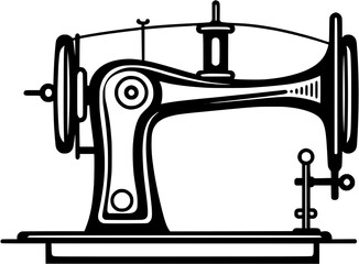Handcraft Embroidery Sewing Machine Vintage Icon