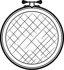 Handcraft Embroidery Hoop Vintage Icon