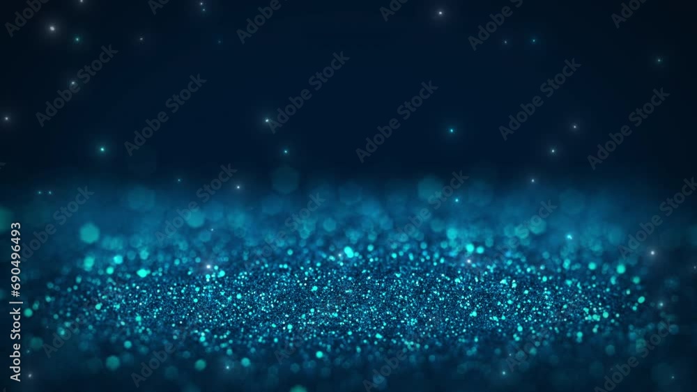Poster abstract particle background concept decoration presentation green glittering sparkles luxury advert