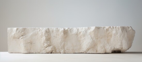 Limestone on a blank background. - obrazy, fototapety, plakaty