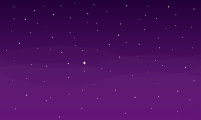 Vector modern purple star background design