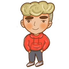 cute style decorative character stickers