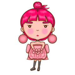 cute style decorative character stickers