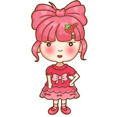 cute style decorative character stickers