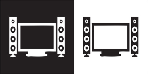  Illustration vector graphics of television icon