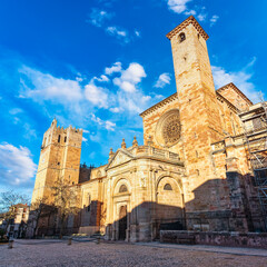 Cathedral of Santa Maria in Siguenza province of Guadalajara in Spain