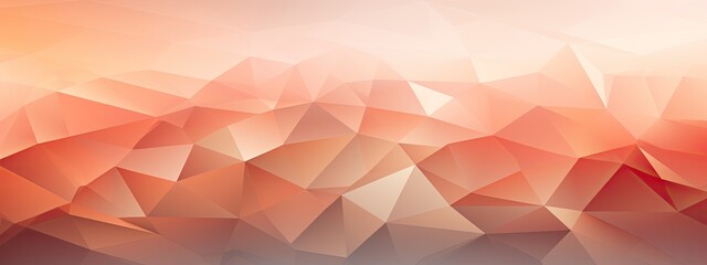 A geometric abstract in Peach Fuzz 2024 colors creates a dynamic visual with its sharp angles and intriguing depth. - obrazy, fototapety, plakaty