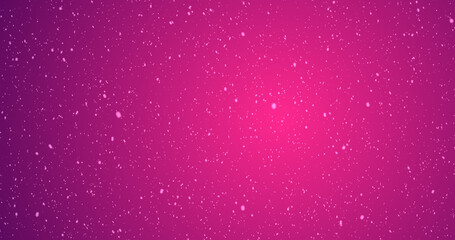 Elegant realistic snowfall animation with a colorful gradient background for the holiday and festive season, Christmas, winter, and New Year. White snowflakes falling on empty gradient bg.