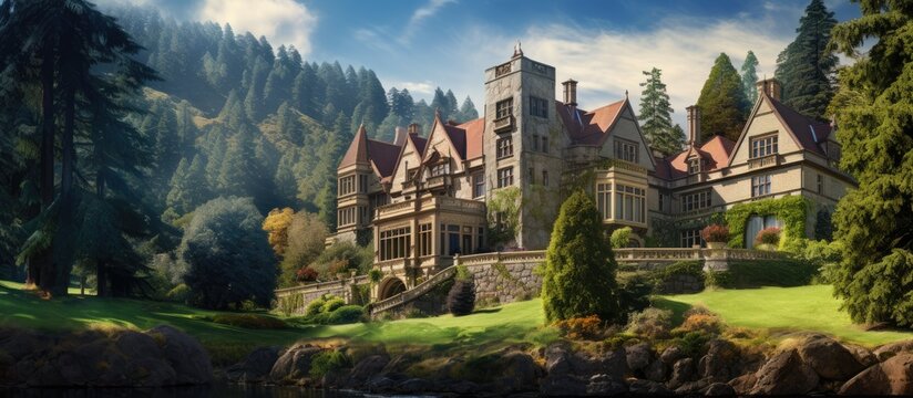 Cragside House, an innovative Victorian mansion with modern gadgets.
