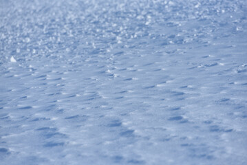 Flat field in winter, Kushiro, Hokkaido