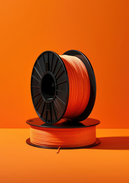 Tool spool tech bright abs printer pla coil material role isolated filament plastic