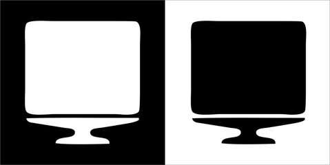  Illustration vector graphics of television icon
