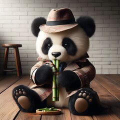 Panda is investigating something. © Erfan