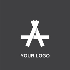 Obraz premium letter a logo