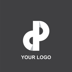 abstract p logo