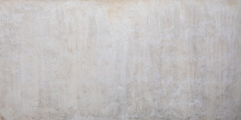 Abstract old stained and dusty Panorama concrete white marble old grey wall cement light background facade - 690513406
