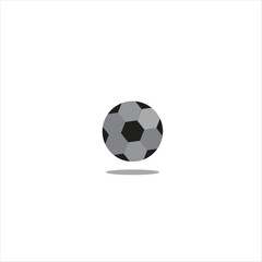 soccer ball on white