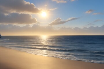 Obraz premium sunset over the sea