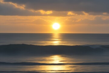 Obraz premium sunset over the sea