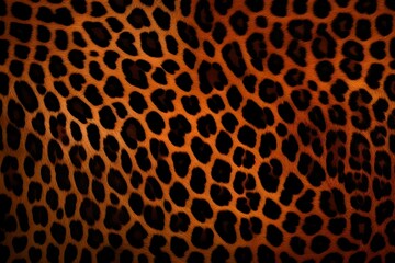 leopard print fur pelt background  - obrazy, fototapety, plakaty