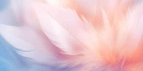 Abstract fluffy Background in pastel colors - obrazy, fototapety, plakaty