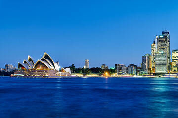 Sydney. New South Wales. Australia. The Opera House at sunset