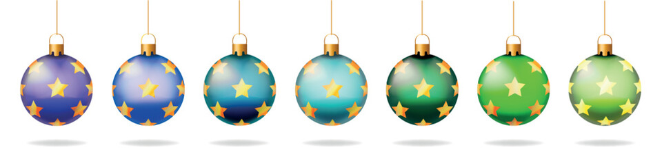 blue and yellow christmas decoration