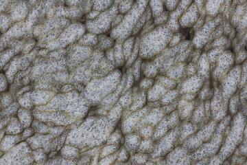 Industrial pollution. Foam bubbles from dirty water,background pattern.