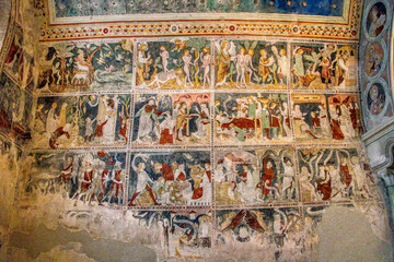 medieval fresco in the cathedral
