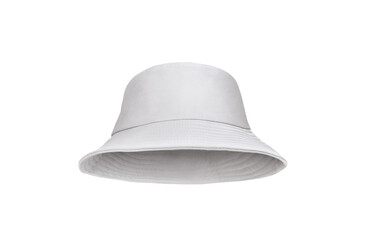 white bucket hat PNG transparent