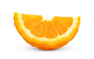 tangerines orange slice isolated on transparent png
