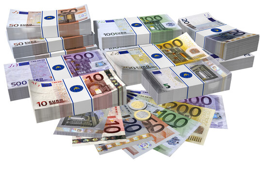 PNG. Trasparente. Cumulo di banconote su sfondo trasparente