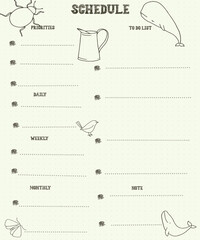 Waterfall flower notebook fly file name library documents rose natural illustration