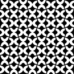 Wallpaper with Seamless repeating pattern.  Black and white pattern . Abstract background. Monochrome texture  for web page, textures, card, poster, fabric, textile.