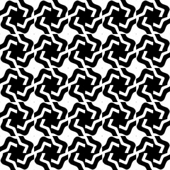 Wallpaper with Seamless repeating pattern.  Black and white pattern . Abstract background. Monochrome texture  for web page, textures, card, poster, fabric, textile.