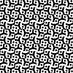 Wallpaper with Seamless repeating pattern.  Black and white pattern . Abstract background. Monochrome texture  for web page, textures, card, poster, fabric, textile.