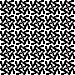 Wallpaper with Seamless repeating pattern.  Black and white pattern . Abstract background. Monochrome texture  for web page, textures, card, poster, fabric, textile.