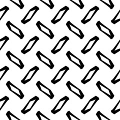 Wallpaper with Seamless repeating pattern.  Black and white pattern . Abstract background. Monochrome texture  for web page, textures, card, poster, fabric, textile.